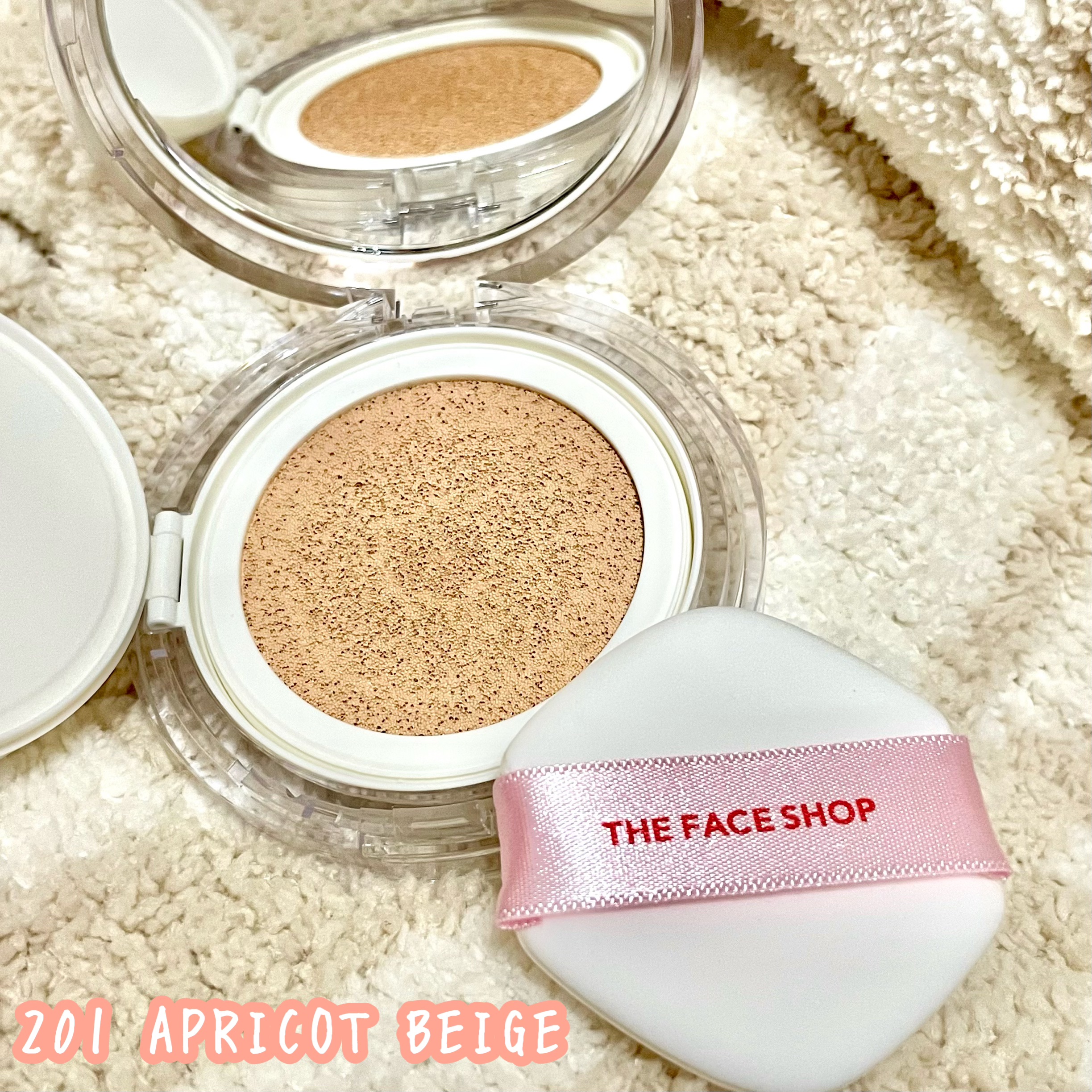 パステルクッションブラッシャー/THE FACE SHOP/パウダーチークを使ったクチコミ（3枚目）