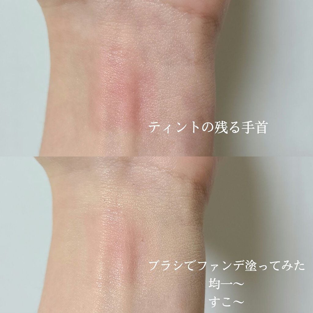 フラットファンデーションブラシ 820/fillimilli/メイクブラシを使ったクチコミ(2枚目)