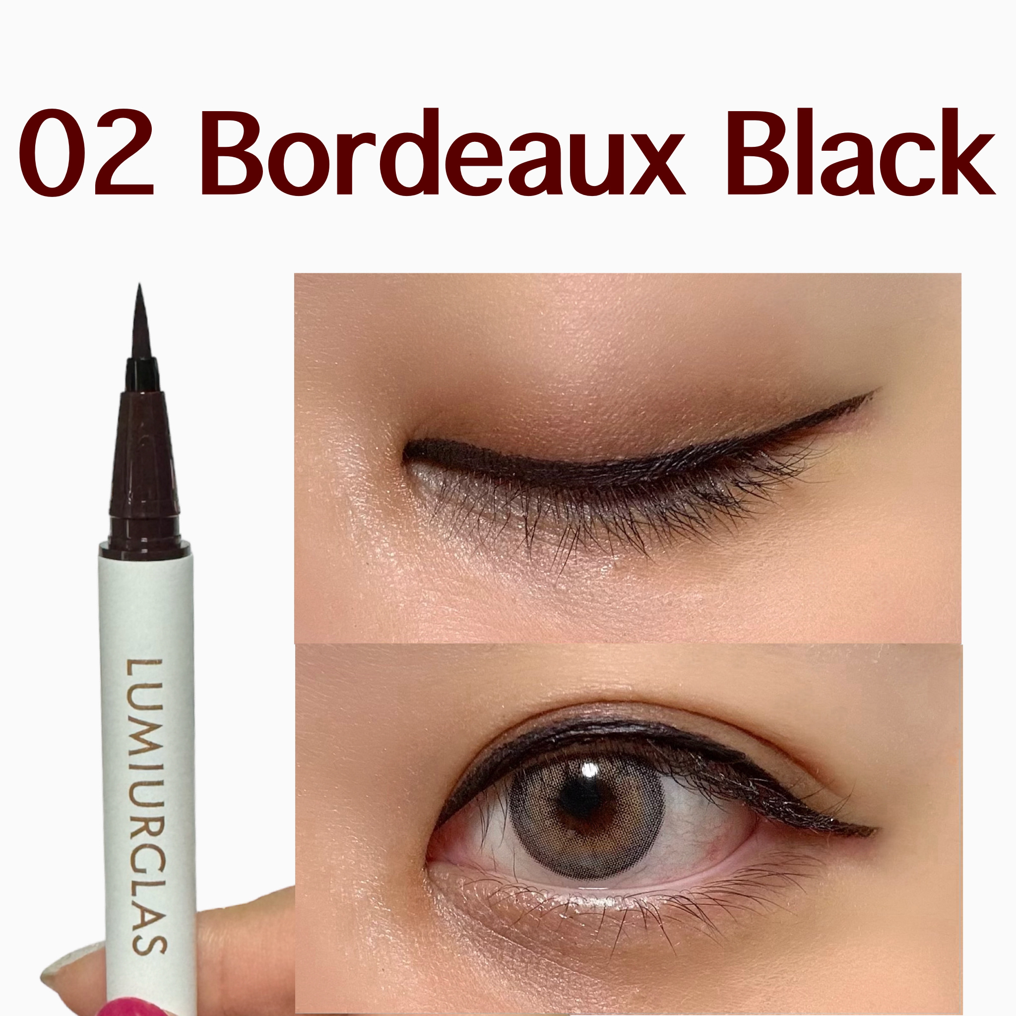 ベルベットライナー/LUMIURGLAS/リキッドアイライナーを使ったクチコミ（3枚目）