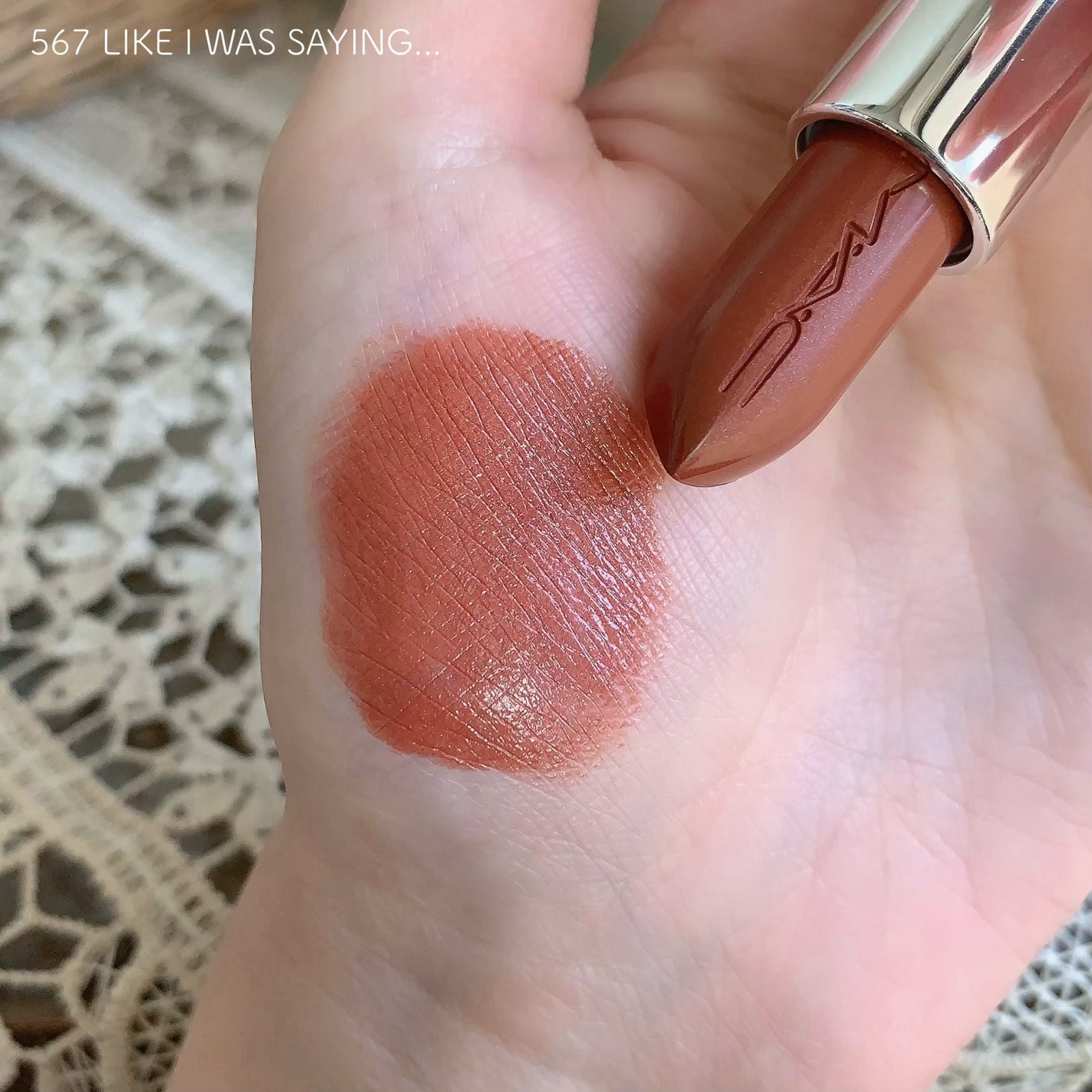 ラスターガラス リップスティック/M・A・C/口紅を使ったクチコミ(7枚目)