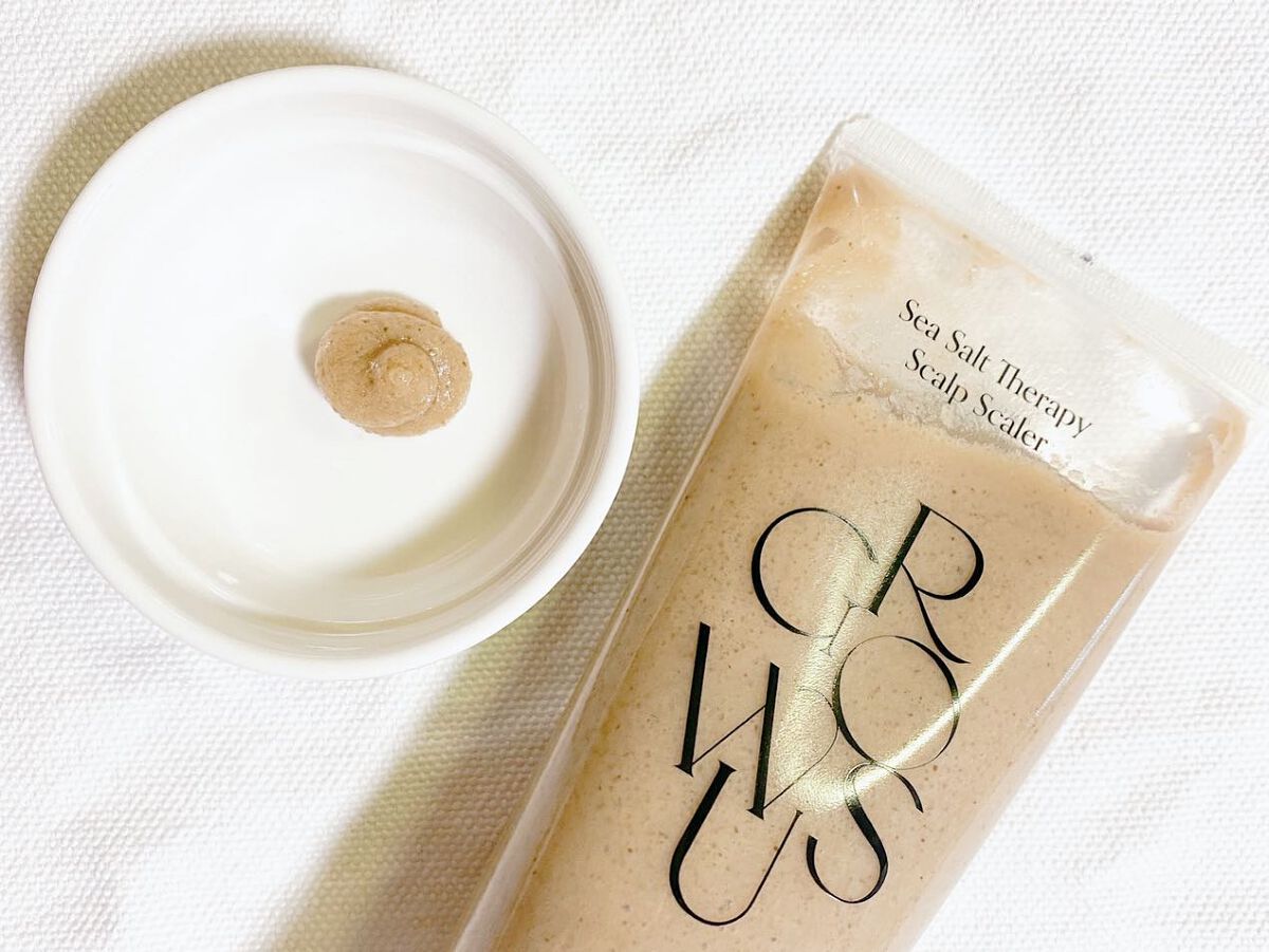 シーソルトセラピースカルプスケーラー/GROWUS/ヘッドスクラブを使ったクチコミ（3枚目）