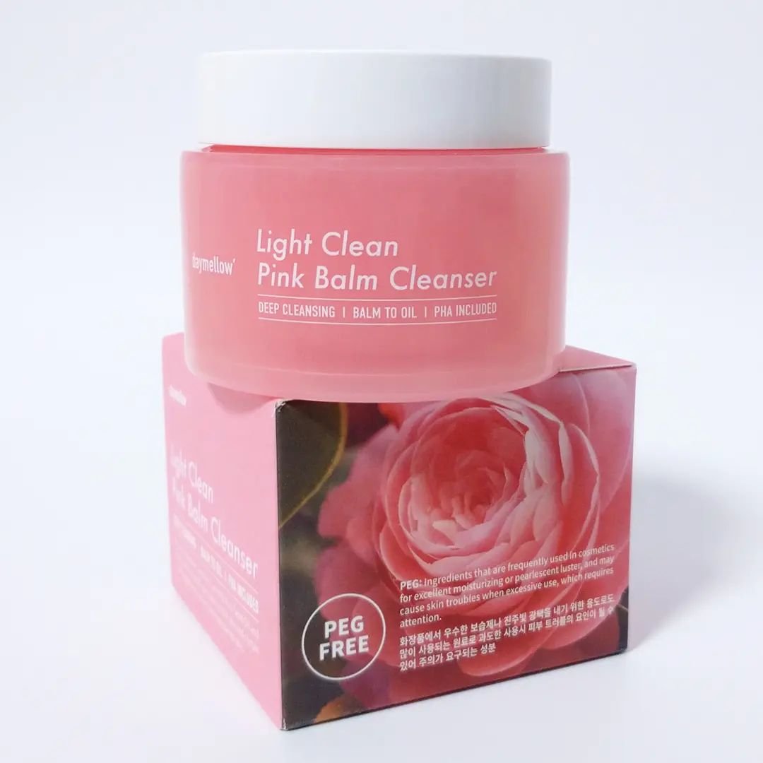 ライトクリーンピンクバームクレンザー/daymellow’/クレンジングクリームを使ったクチコミ（2枚目）