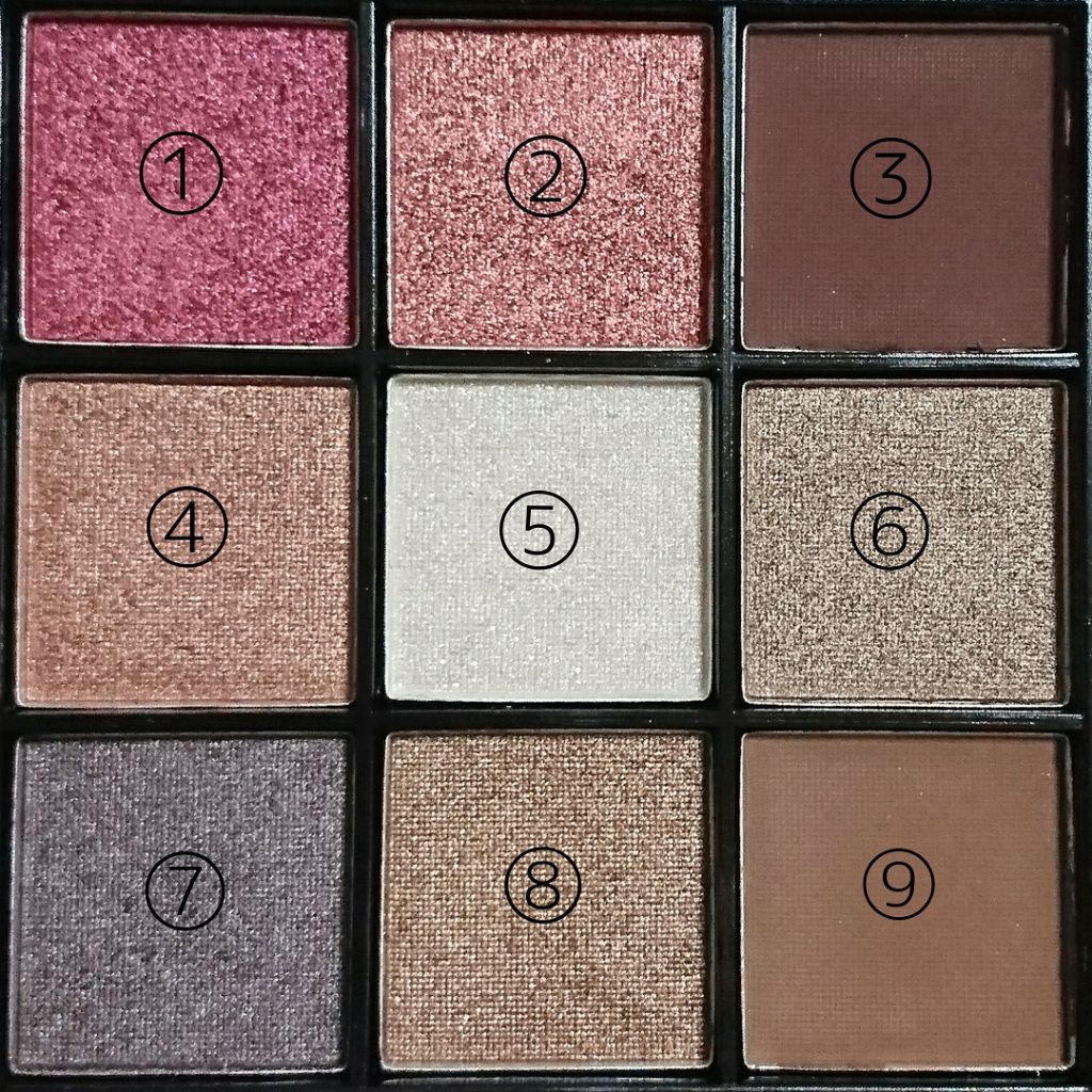 UR GLAM BLOOMING EYE COLOR PALETTE/U R GLAM/アイシャドウパレットを使ったクチコミ(2枚目)