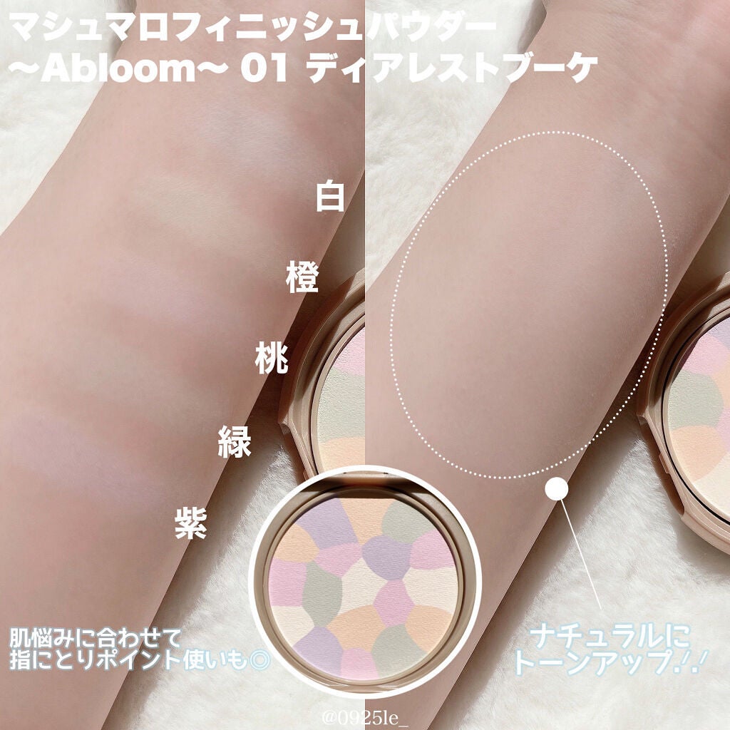 マシュマロフィニッシュパウダー ~Abloom~/キャンメイク/プレストパウダーを使ったクチコミ(4枚目)