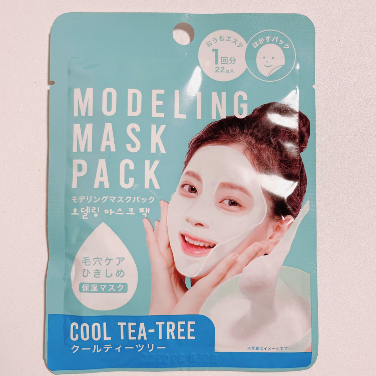 モデリングマスクパック クールティーツリー/DAISO/シートマスク・パックを使ったクチコミ（1枚目）