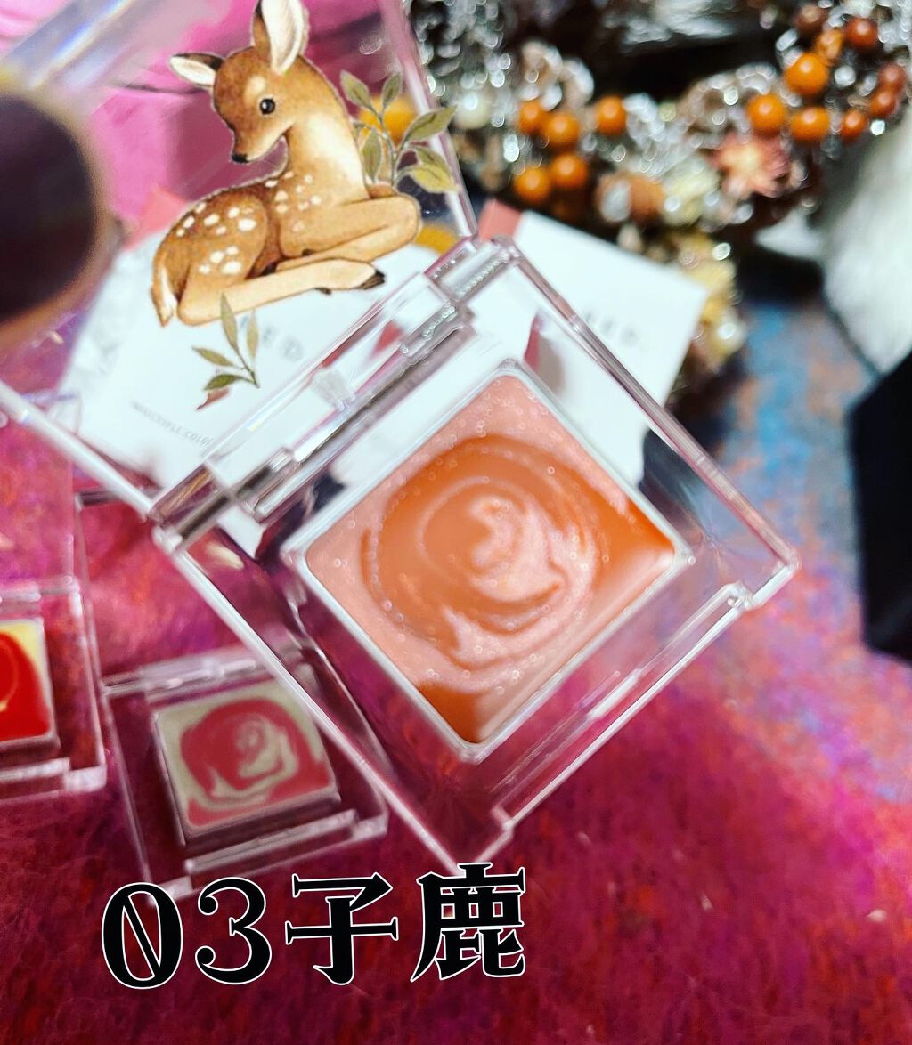 マルチプルカラー/IMA RED/ジェル・クリームアイシャドウを使ったクチコミ（1枚目）