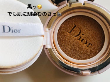 カプチュール ドリームスキン モイスト クッション SPF50 /PA+++  020 オークル ベージュ/Dior/クッションファンデーションを使ったクチコミ（2枚目）