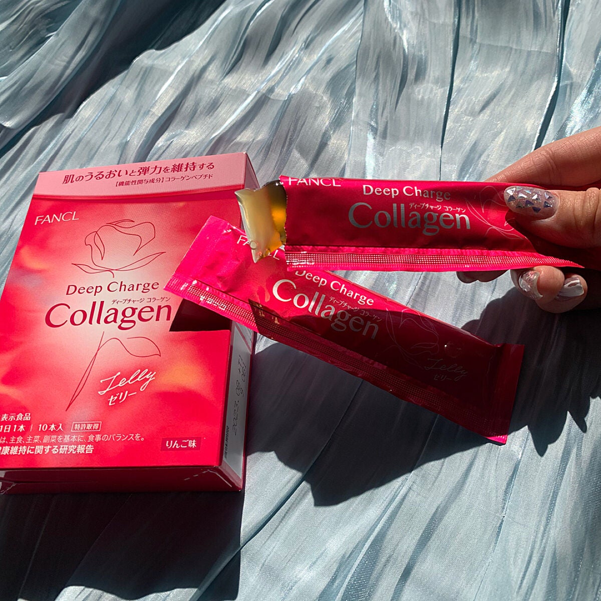 ディープチャージ コラーゲン スティックゼリー/ファンケル/美容サプリメントを使ったクチコミ(4枚目)