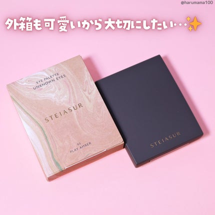 アンノウンアイズ 03 PLAY AMBER(プレイアンバー)/STEIASUR(ステイアシュール)/アイシャドウパレットの画像