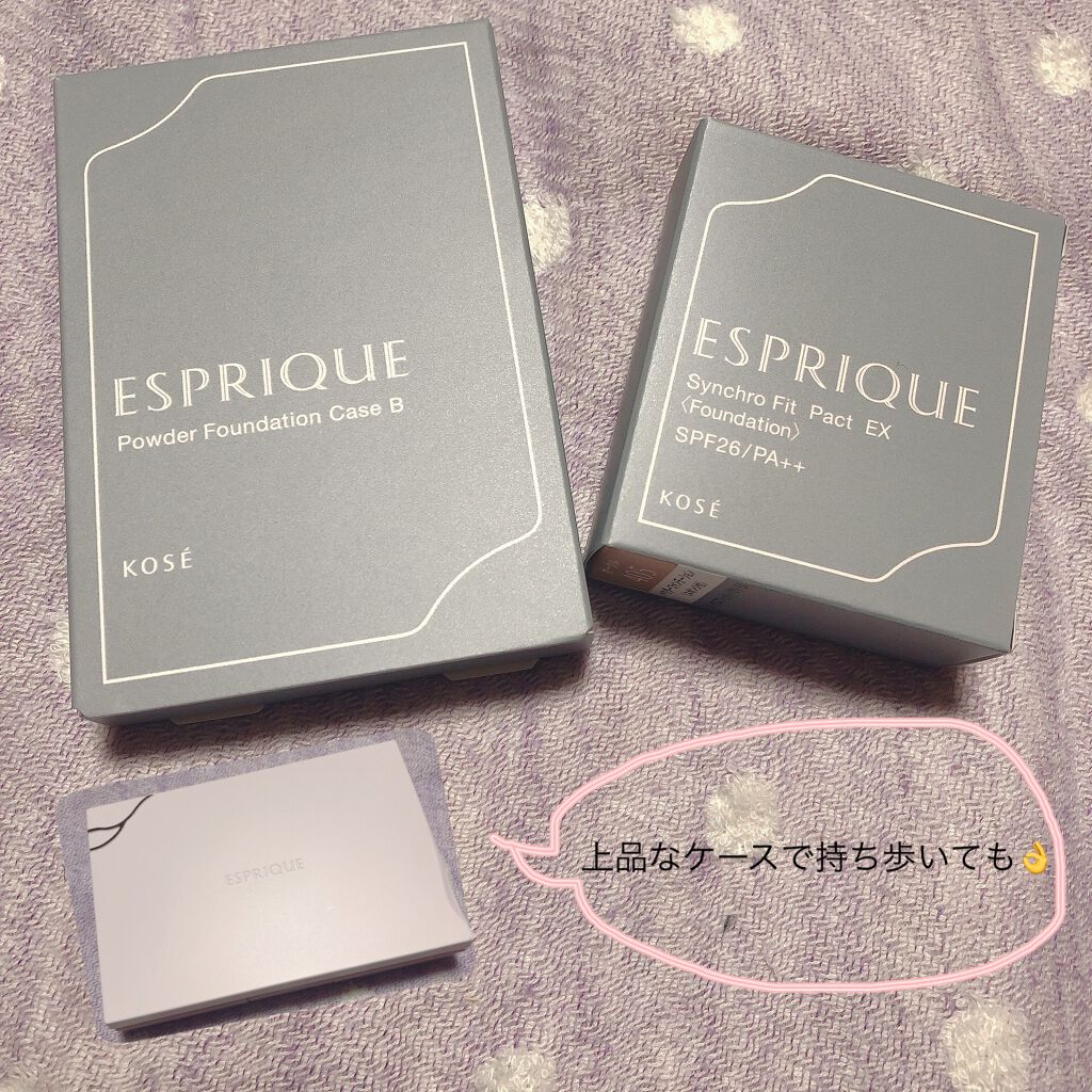 シンクロフィット パクト EX/ESPRIQUE/パウダーファンデーションを使ったクチコミ（2枚目）