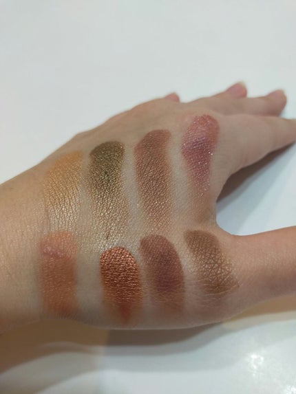ウォーム メモリーズ アイシャドウパレット/RMK/アイシャドウパレットを使ったクチコミ(3枚目)