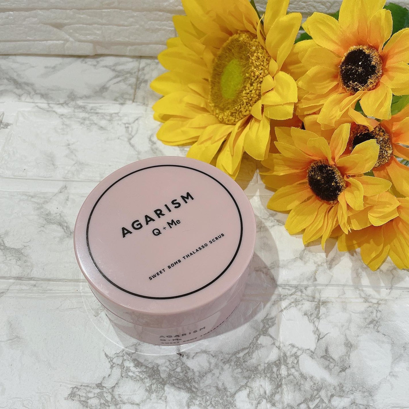 Q+Me スウィート ボム タラソ スクラブ/AGARISM/バスト・ヒップケアを使ったクチコミ(2枚目)