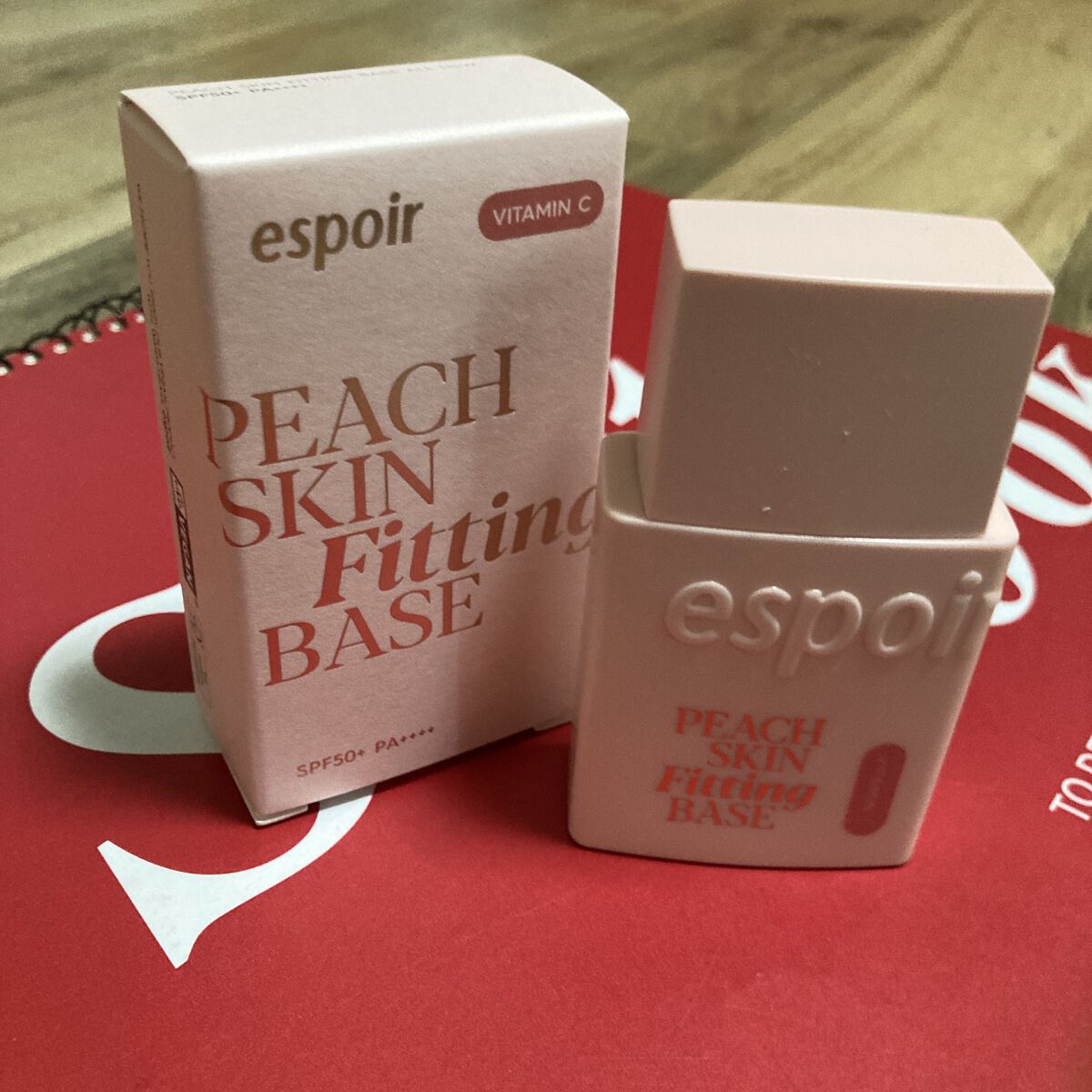 ピーチスキンフィッティングベース/espoir/化粧下地を使ったクチコミ（2枚目）