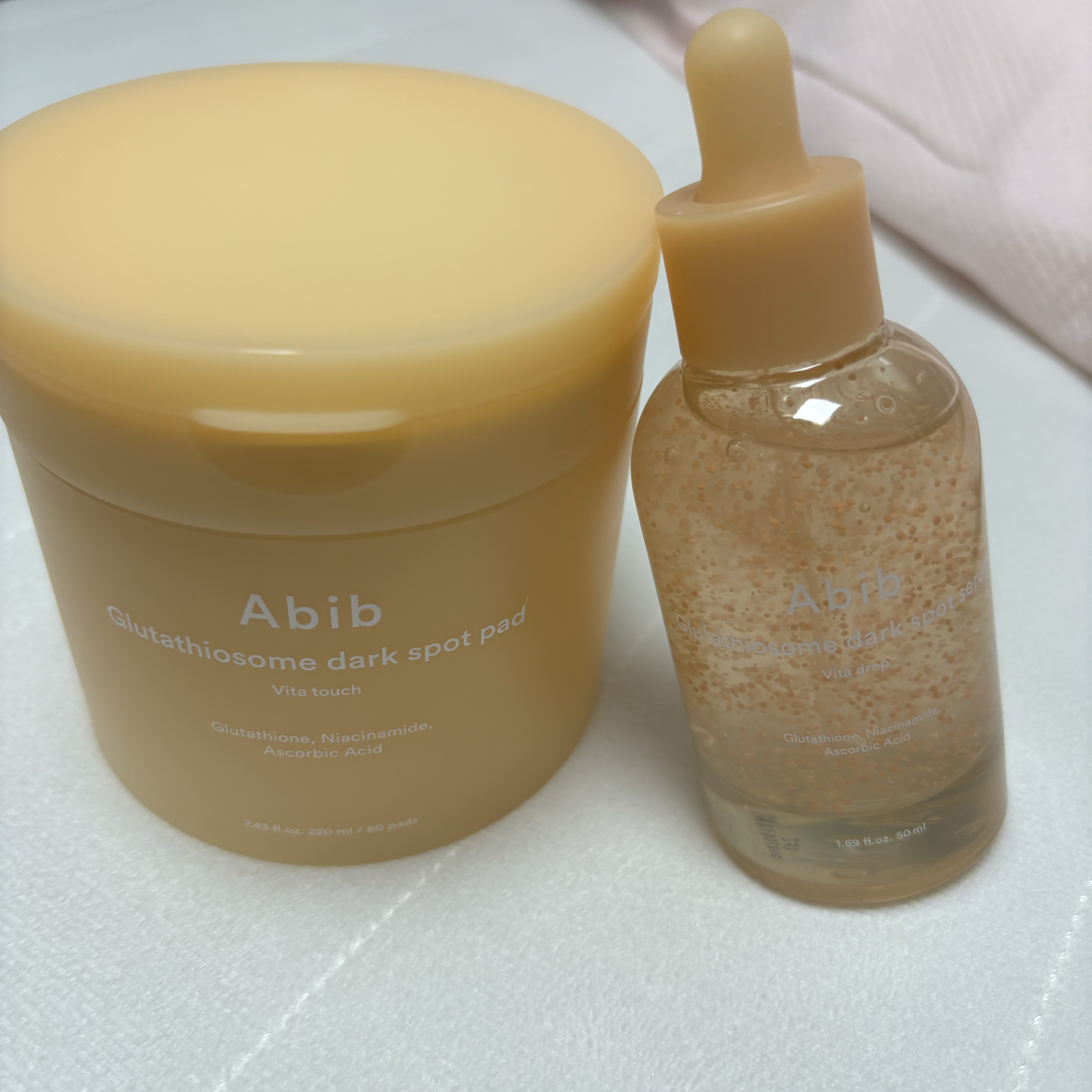 グルタチオンソームダークスポットパッドビタタッチ/Abib /トナーパッドを使ったクチコミ（1枚目）