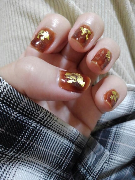 ネイルホイル/セリア/ネイルシールを使ったクチコミ(10枚目)