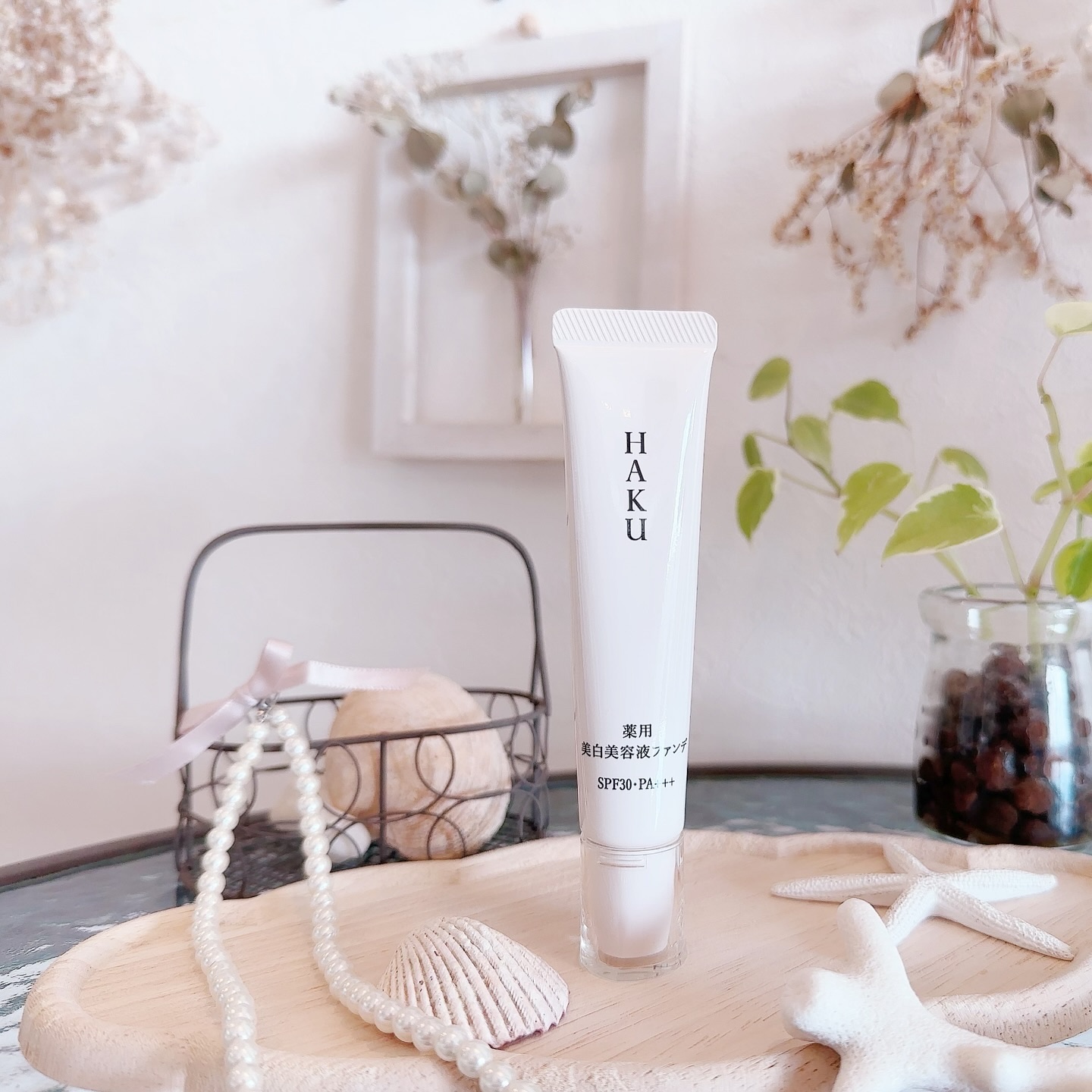 薬用 美白美容液ファンデ（医薬部外品）/HAKU/クリーム・エマルジョンファンデーションを使ったクチコミ（1枚目）