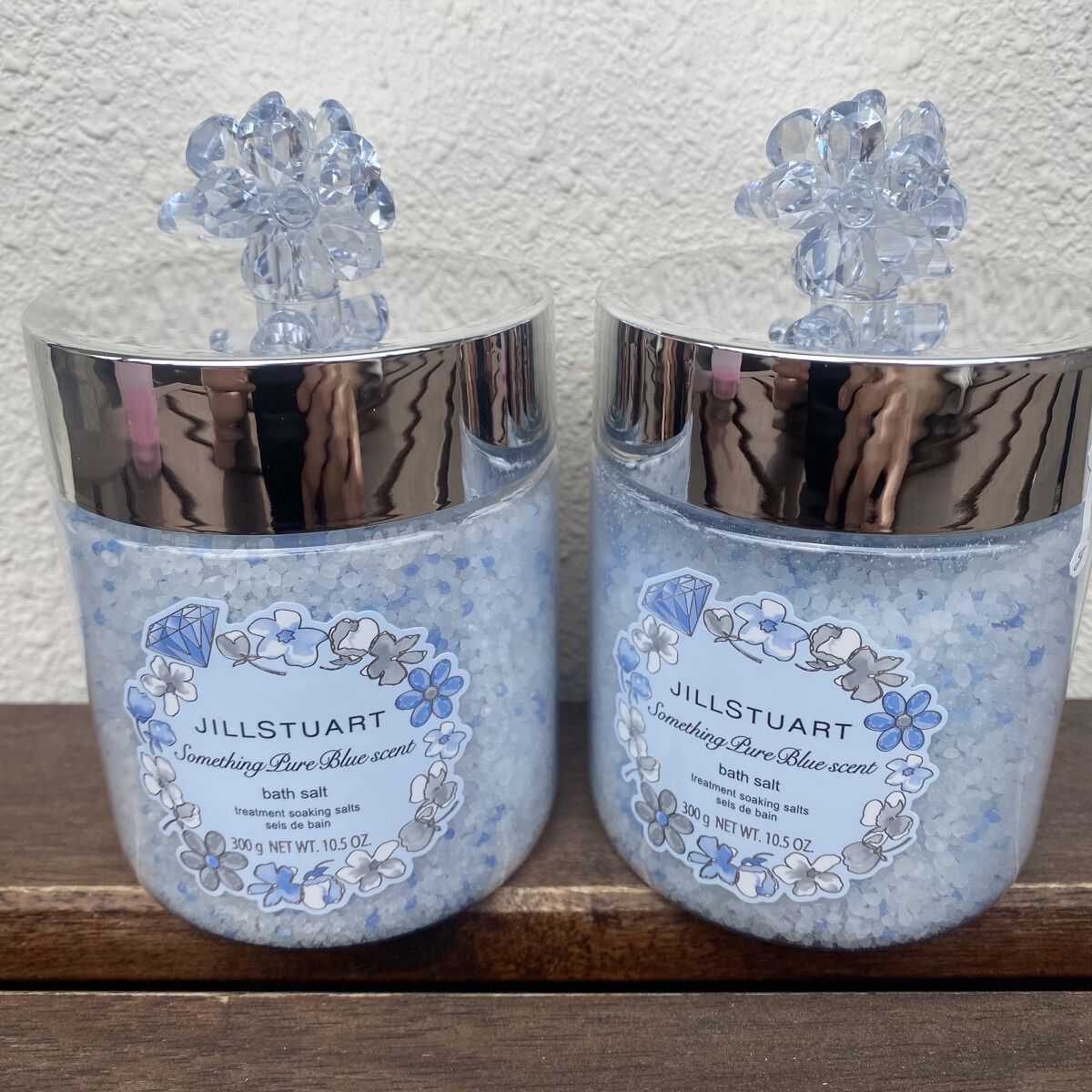 サムシングピュアブルー セント　バスソルト/JILL STUART/無機塩系入浴剤を使ったクチコミ（1枚目）