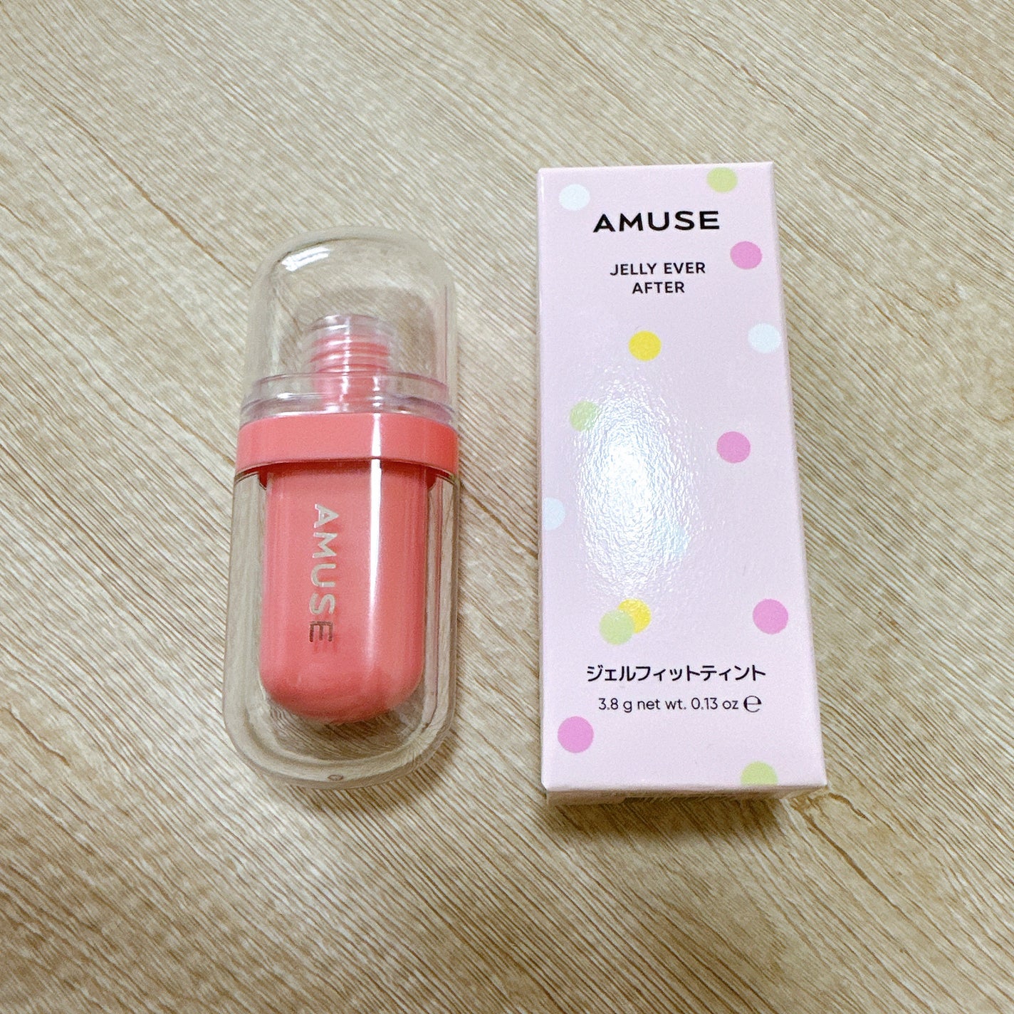 ジェルフィットティント/AMUSE/リップティントを使ったクチコミ(1枚目)