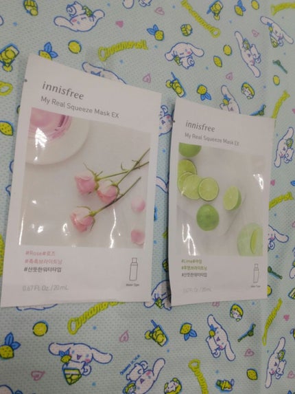 マイリアル スクイーズ マスクシート/innisfree/シートマスク・パックを使ったクチコミ(3枚目)