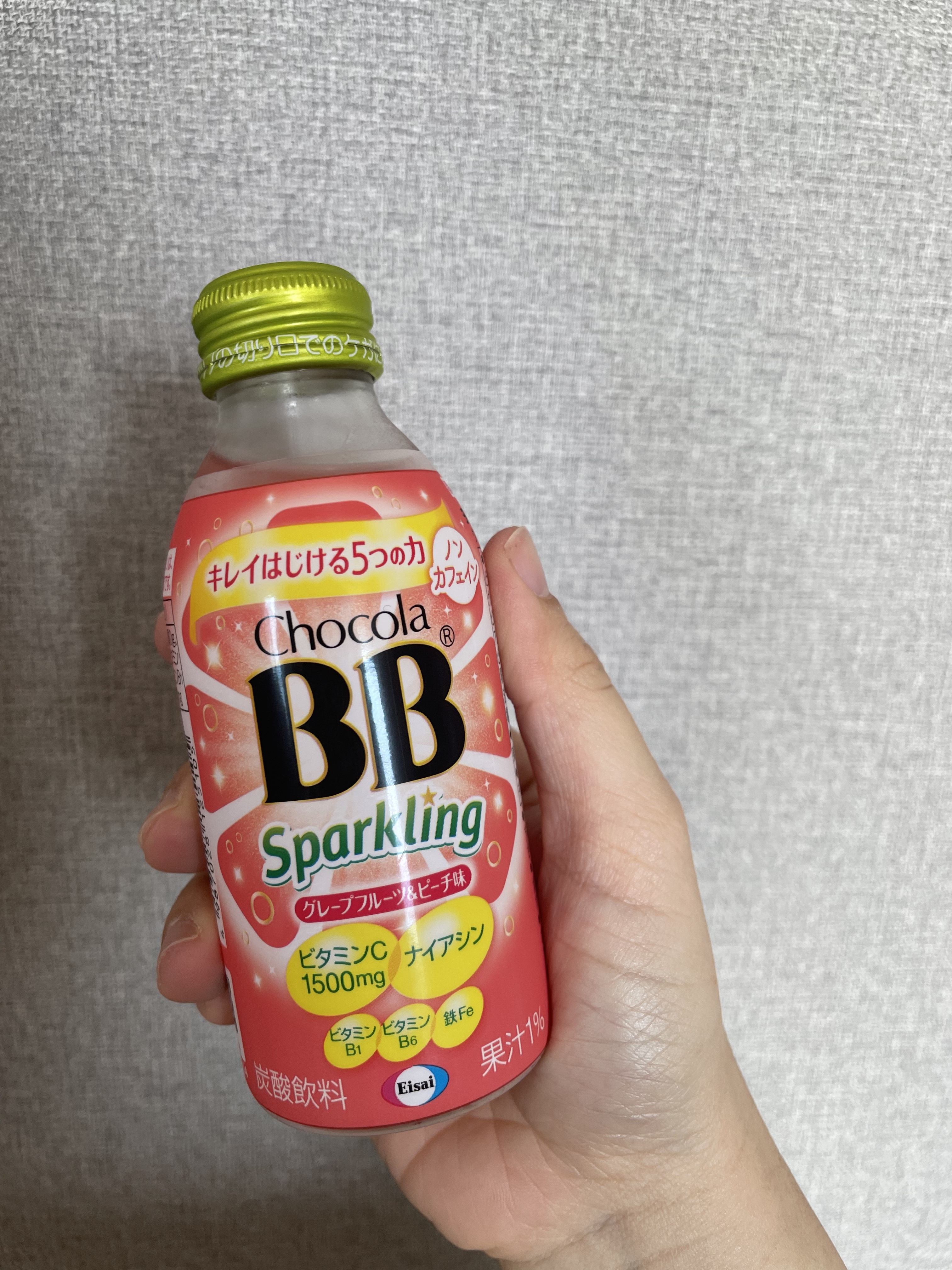 チョコラBBスパークリング/チョコラBB/美容ドリンクを使ったクチコミ（1枚目）