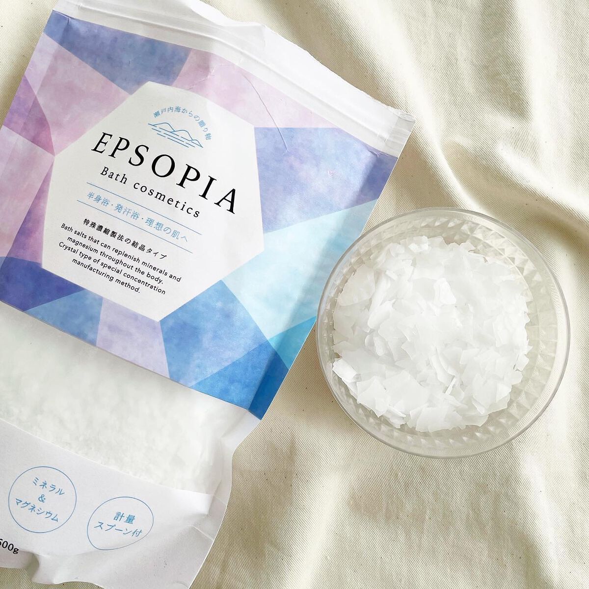 EPSOPIA Bath cosmetics/EPSOPIA/無機塩系入浴剤を使ったクチコミ（1枚目）