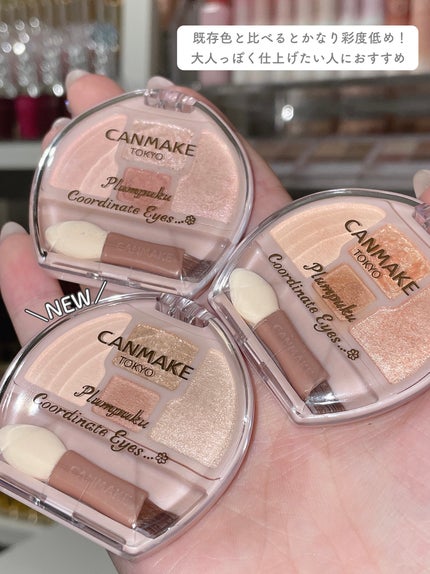 プランぷくコーデアイズ/キャンメイク/パウダーアイシャドウを使ったクチコミ(4枚目)