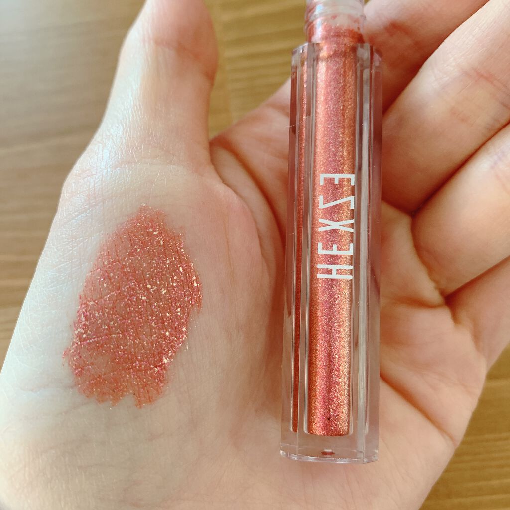 スターダイヤモンドストリーマーリキッドアイシャドウ/HEXZE(ヘックスゼ)/リキッドアイシャドウを使ったクチコミ(2枚目)