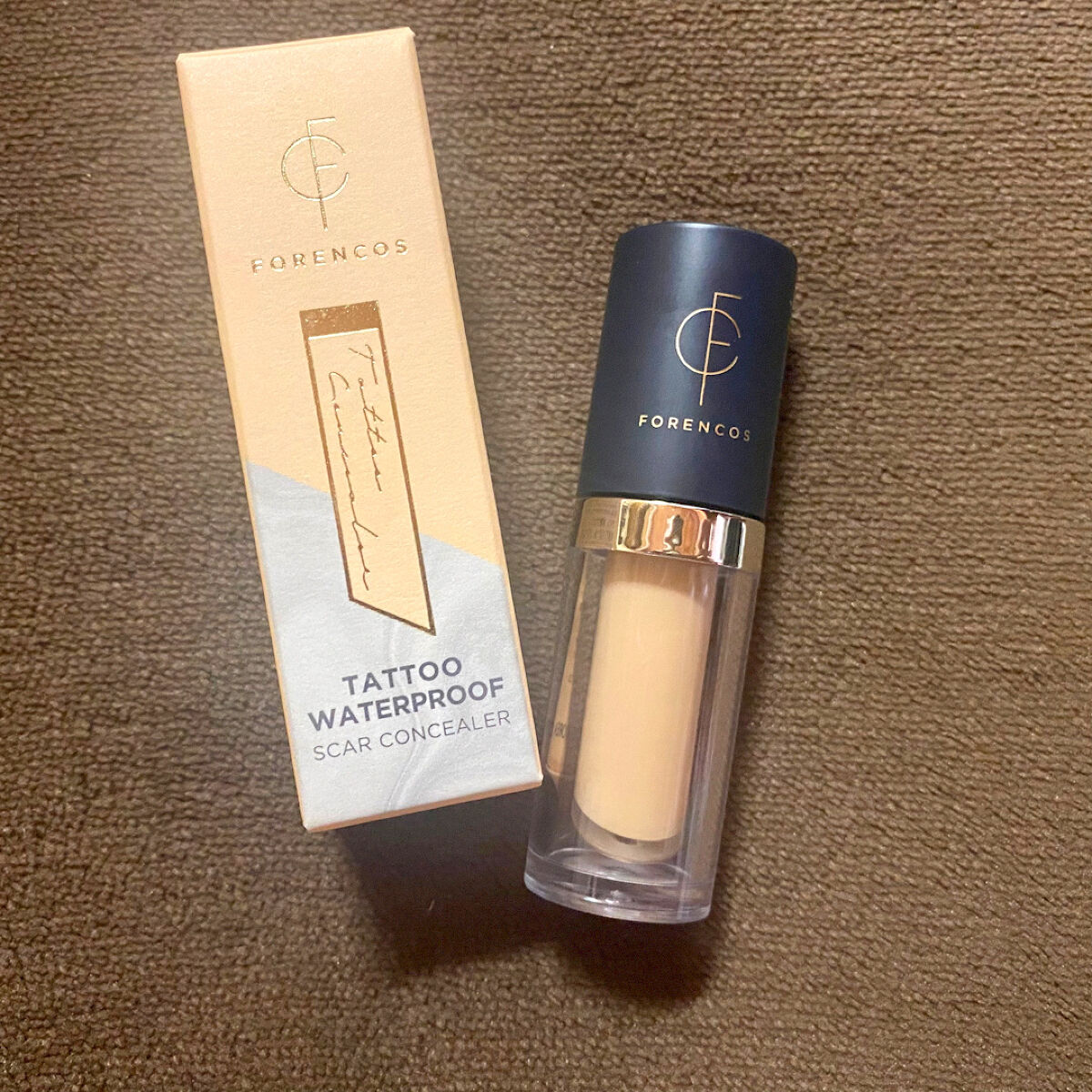タトゥーウォータープルーフスカーコンシーラー/フォレンコス/リキッドコンシーラーを使ったクチコミ（2枚目）