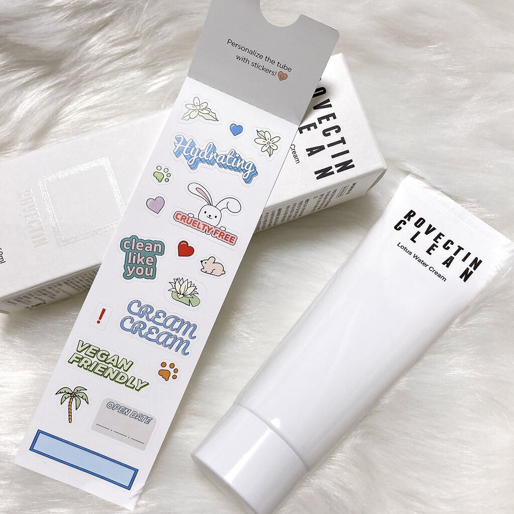 ロベクチン クリーン ロータスウォータークリームのクチコミ「ROVECTIN CLEAN
Lotus Water Cream

ハス花エキスを75%使用し.....」（3枚目）