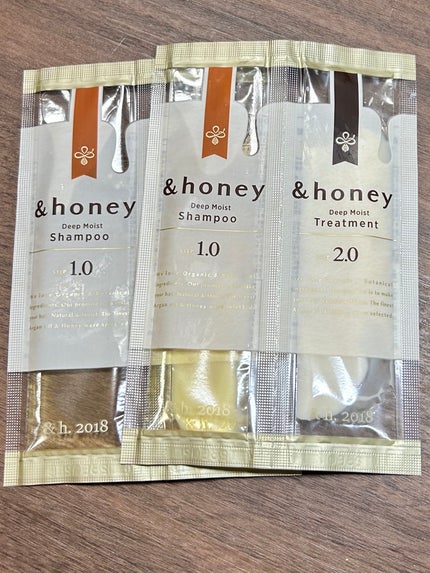 ディープモイスト シャンプー1.0/ヘアトリートメント2.0/&honey/市販シャンプーを使ったクチコミ(1枚目)