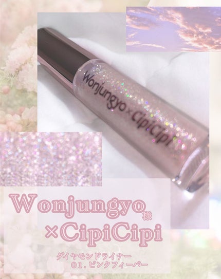 ウォンジョンヨ ダイヤモンドライナー/Wonjungyo/リキッドアイシャドウを使ったクチコミ(1枚目)