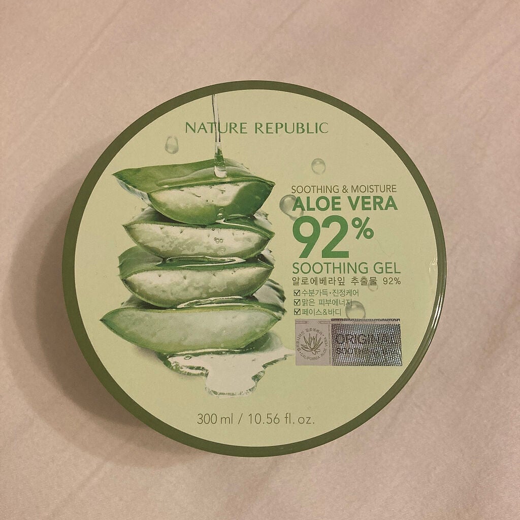 マイルド&モイスチャーアロエジェル/ネイチャーリパブリック/ボディローションを使ったクチコミ(1枚目)