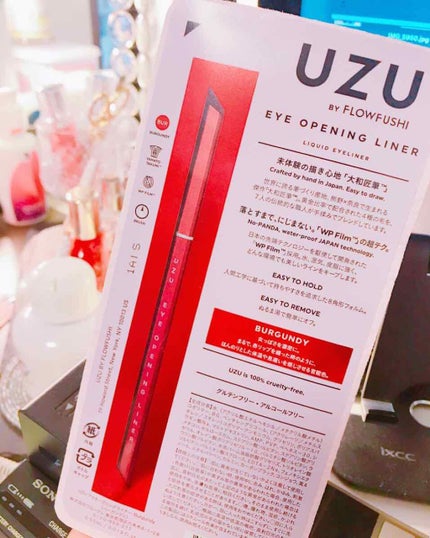EYE OPENING LINER/UZU BY FLOWFUSHI/リキッドアイライナーを使ったクチコミ(2枚目)