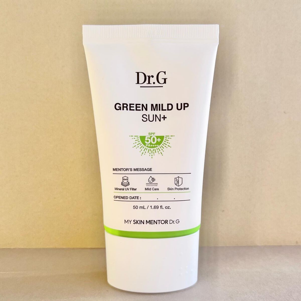 グリーンマイルドアップサンプラス/Dr.G/日焼け止めクリームを使ったクチコミ(4枚目)