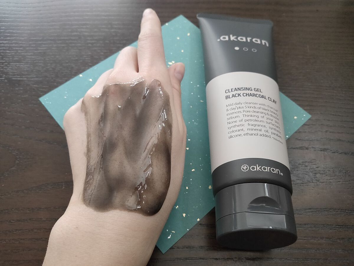 ブラックジェルクレンジング/.akaran/クレンジングジェルを使ったクチコミ（1枚目）