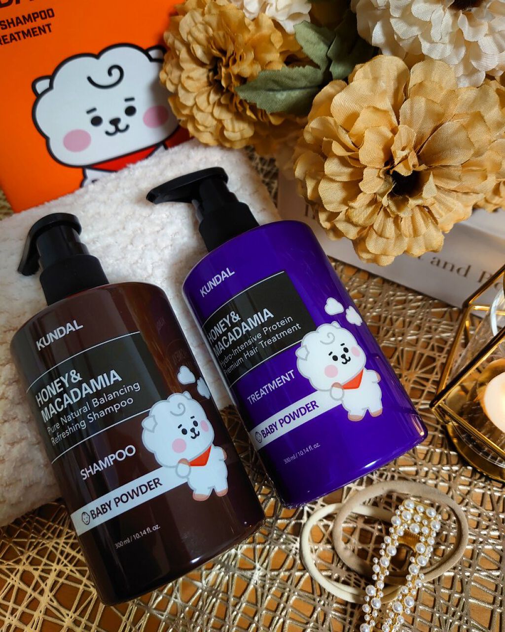 ハニー&マカデミアシャンプー／トリートメント /KUNDAL/シャンプー・コンディショナーを使ったクチコミ（1枚目）