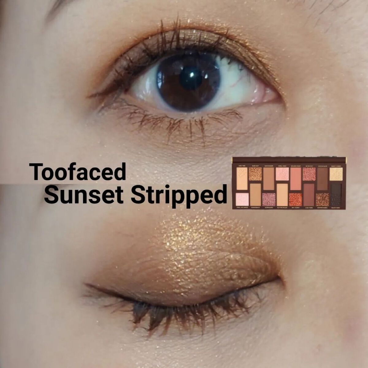 ボーンディスウェイ サンセット ストリップ アイシャドウ パレット/Too Faced/アイシャドウパレットを使ったクチコミ（1枚目）