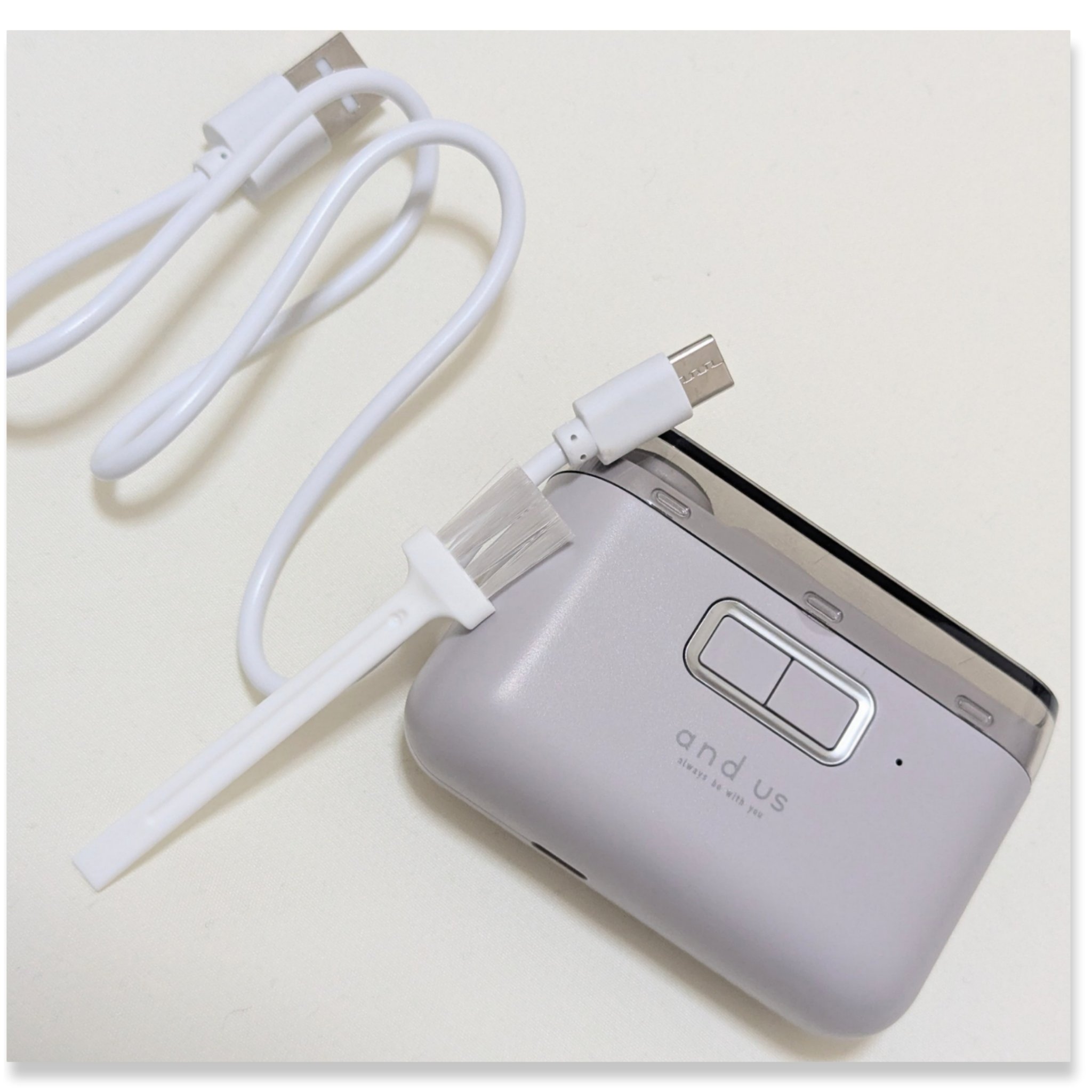 2WAY 電動爪切り/and us/ネイル用品を使ったクチコミ（3枚目）