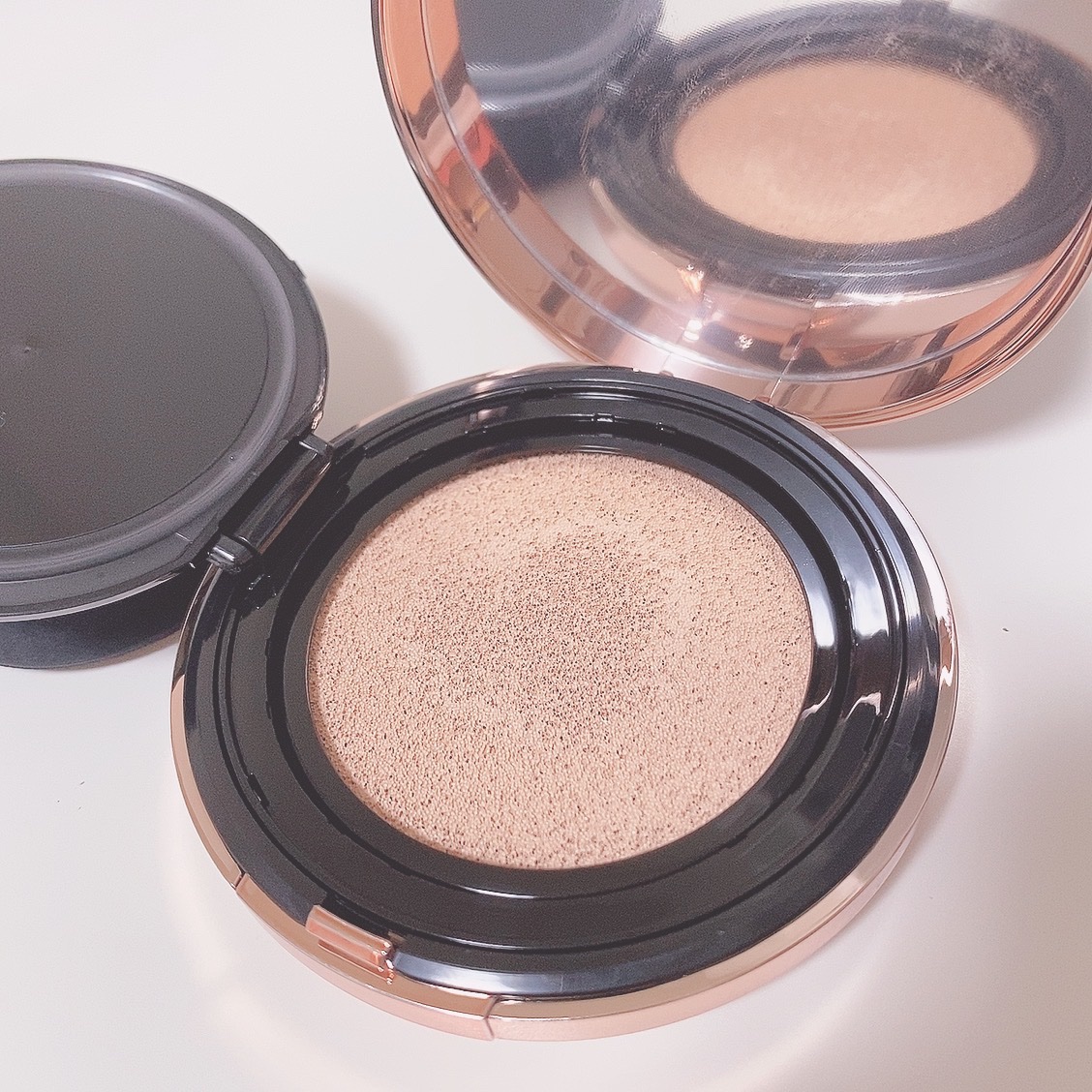 シピシピ フィットスキンクッション 01 ライトベージュ/CipiCipi/クッションファンデーションを使ったクチコミ（3枚目）