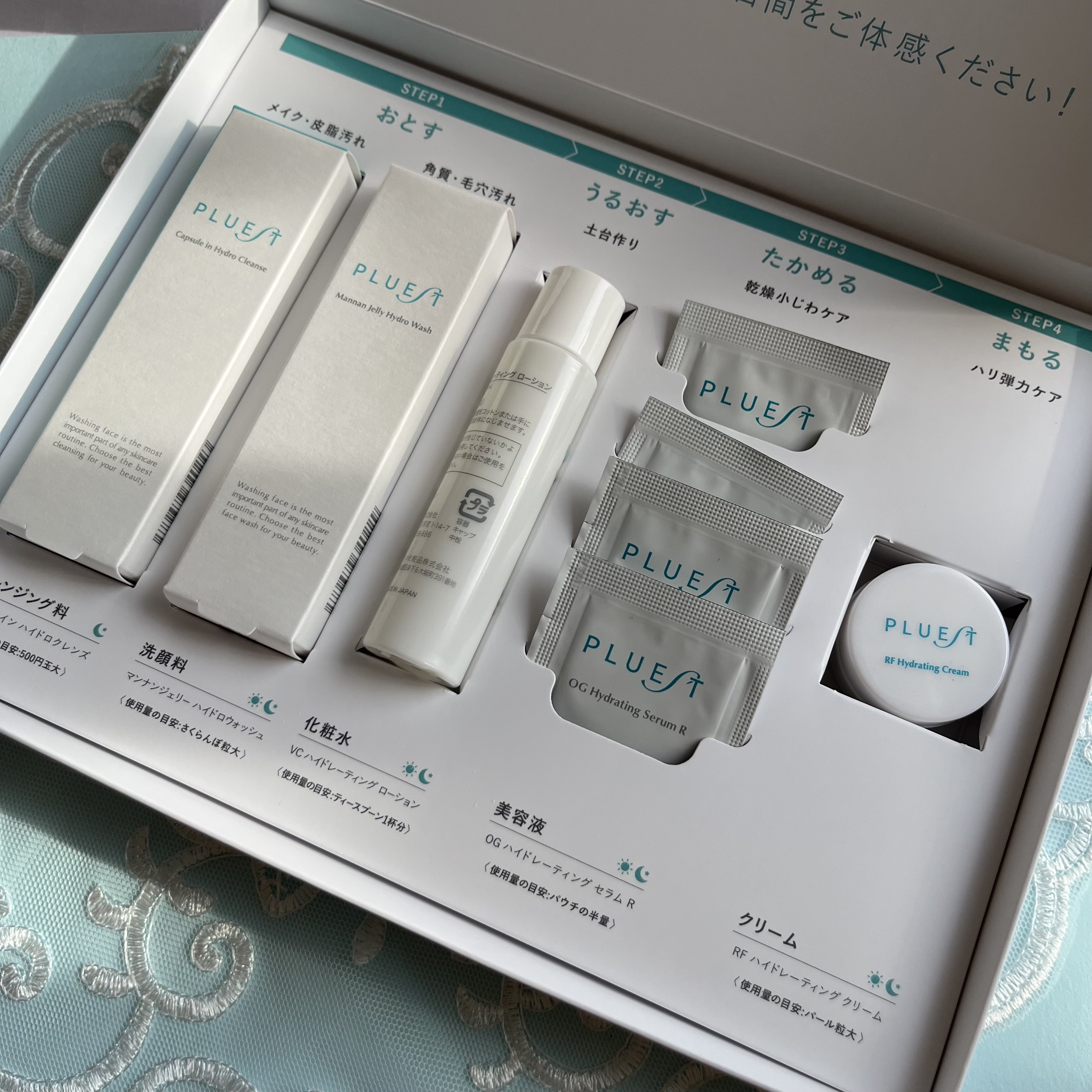 集中トライアル 5点セット/PLUEST/スキンケアキットを使ったクチコミ（1枚目）