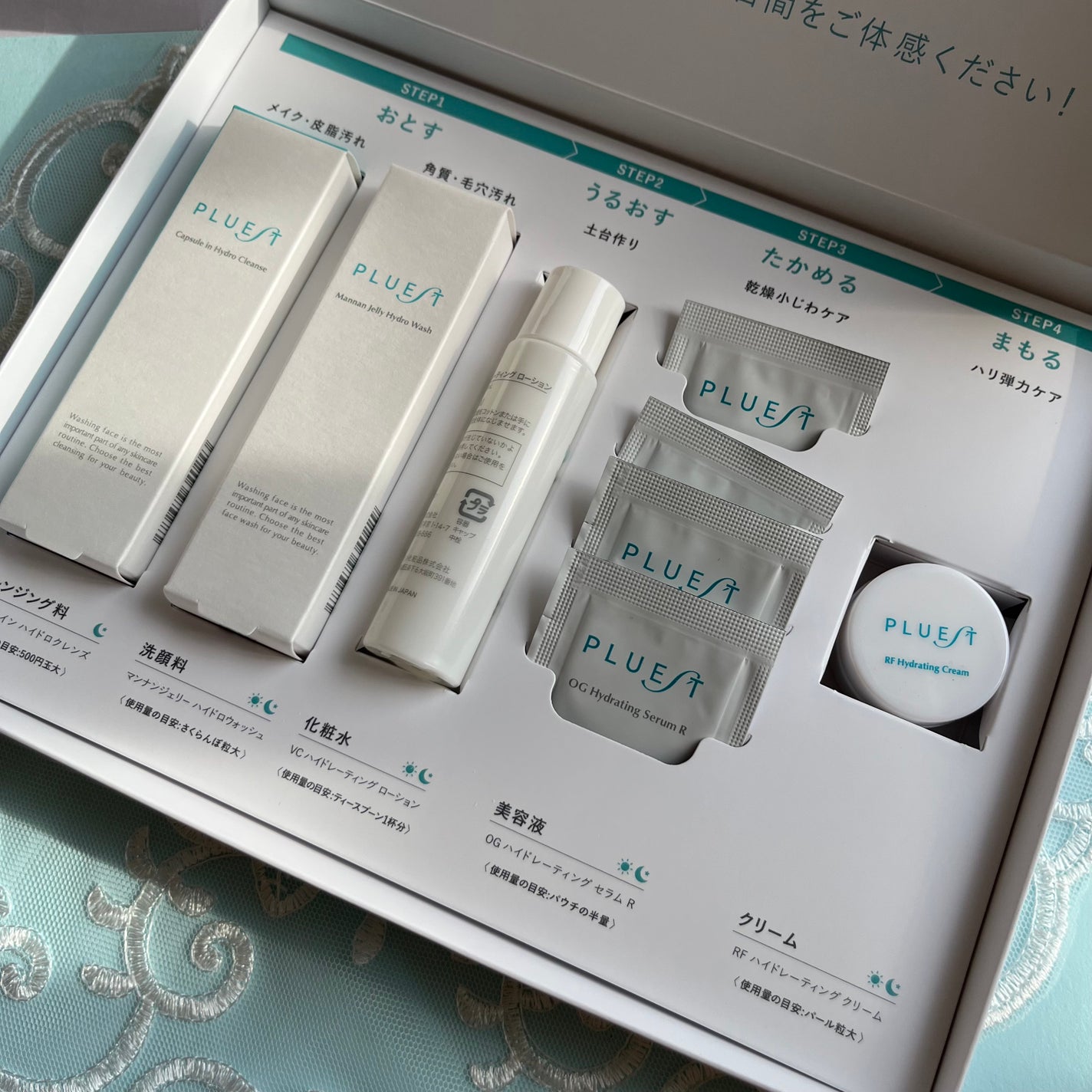 集中トライアル 5点セット/PLUEST/スキンケアキットを使ったクチコミ(1枚目)