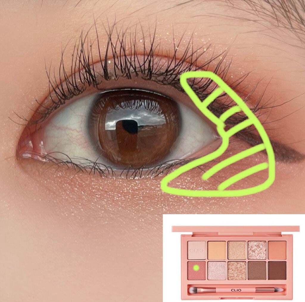 プロ アイ パレット/CLIO/アイシャドウパレットを使ったクチコミ(6枚目)