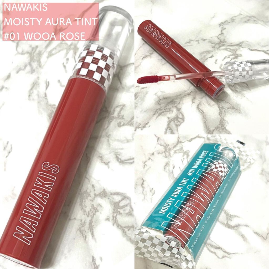 NAWAKIS MOISTY AURA TINT/NAWAKIS/口紅を使ったクチコミ(2枚目)