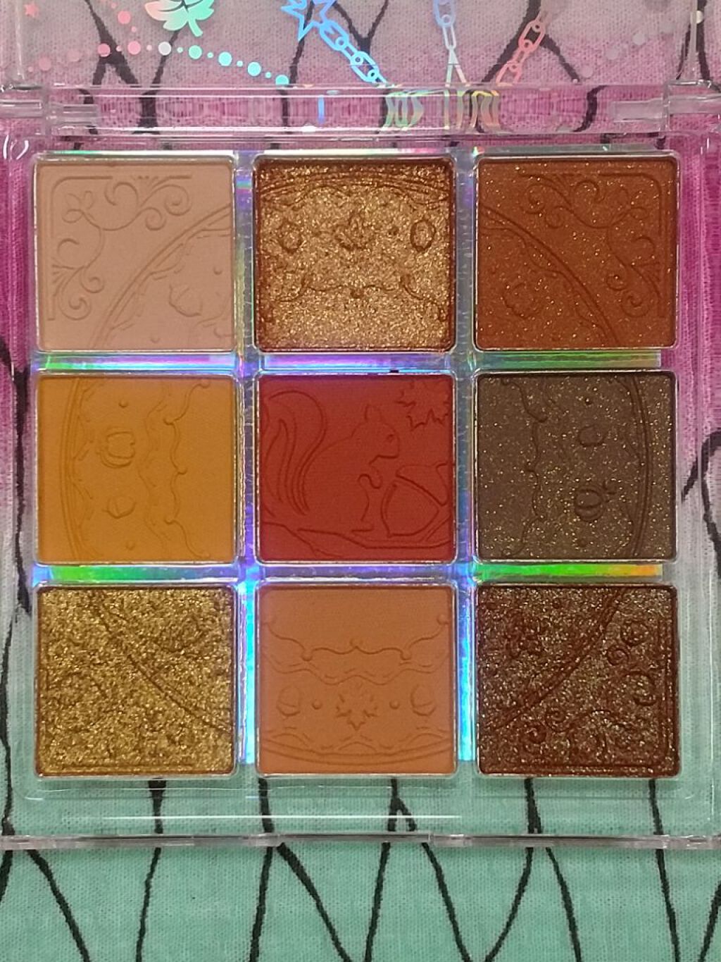 クォーツ 9色アイシャドウパレット(ドリームランドアイシャドウ)/ZEESEA/アイシャドウパレットを使ったクチコミ(5枚目)