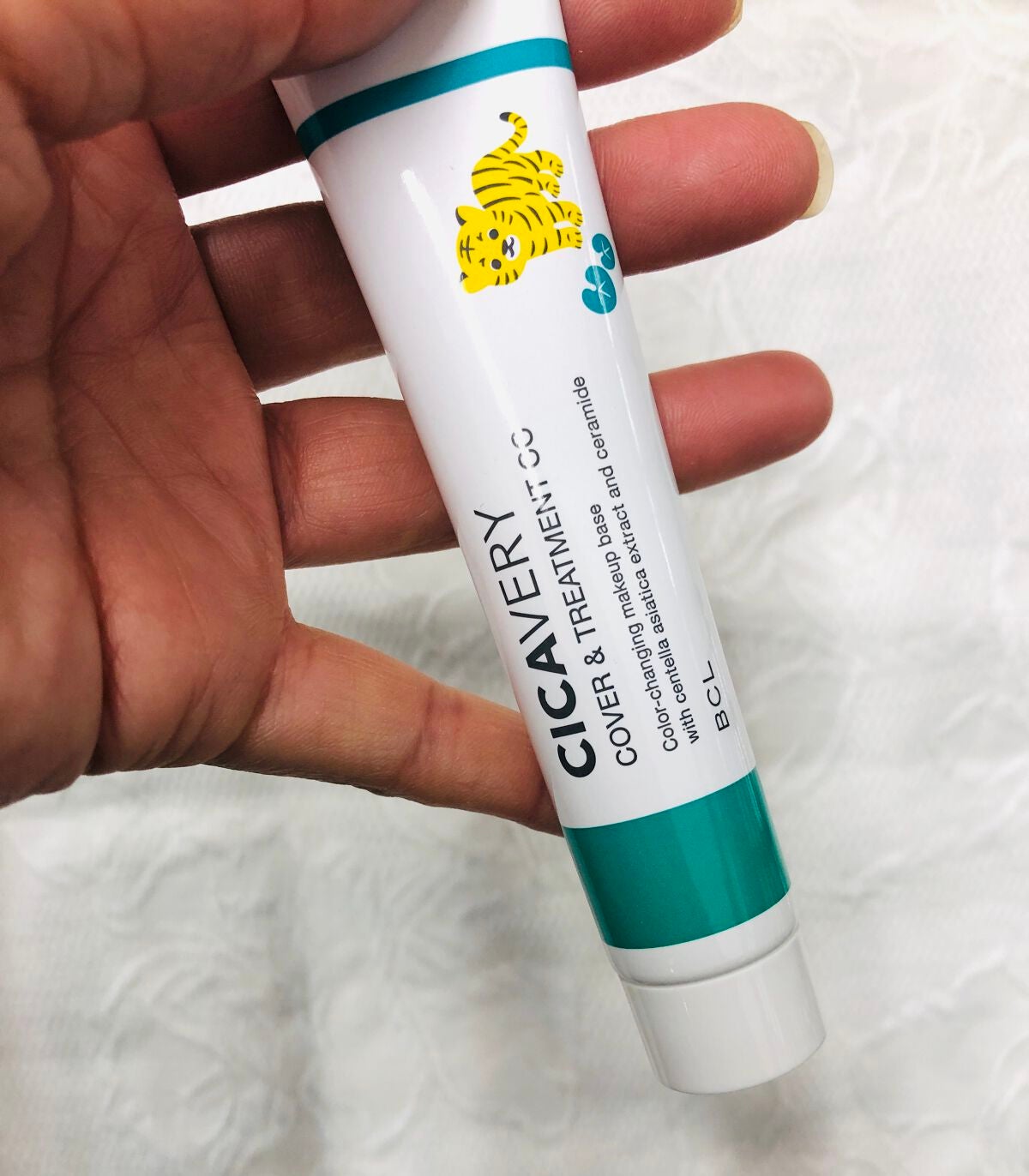 カバー&トリートメントCC GR/シカバリー/CCクリームを使ったクチコミ(1枚目)