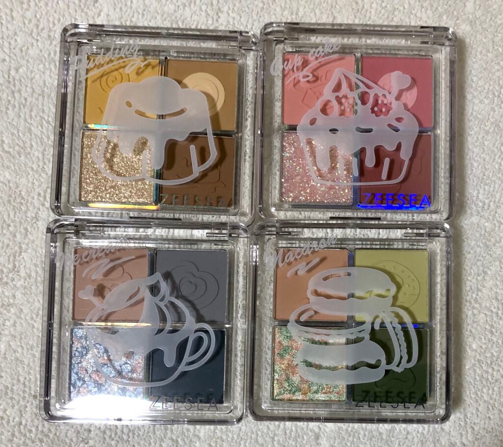 ZEESEAデザートコレクション4カラーアイシャドウパレット/ZEESEA/アイシャドウパレットを使ったクチコミ(2枚目)