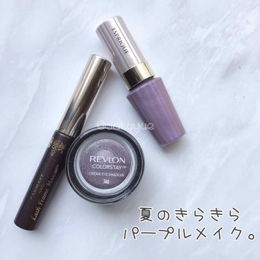 カラーステイ クリーム アイシャドウ 740 ブラック カラント/REVLON/ジェル・クリームアイシャドウを使ったクチコミ（1枚目）