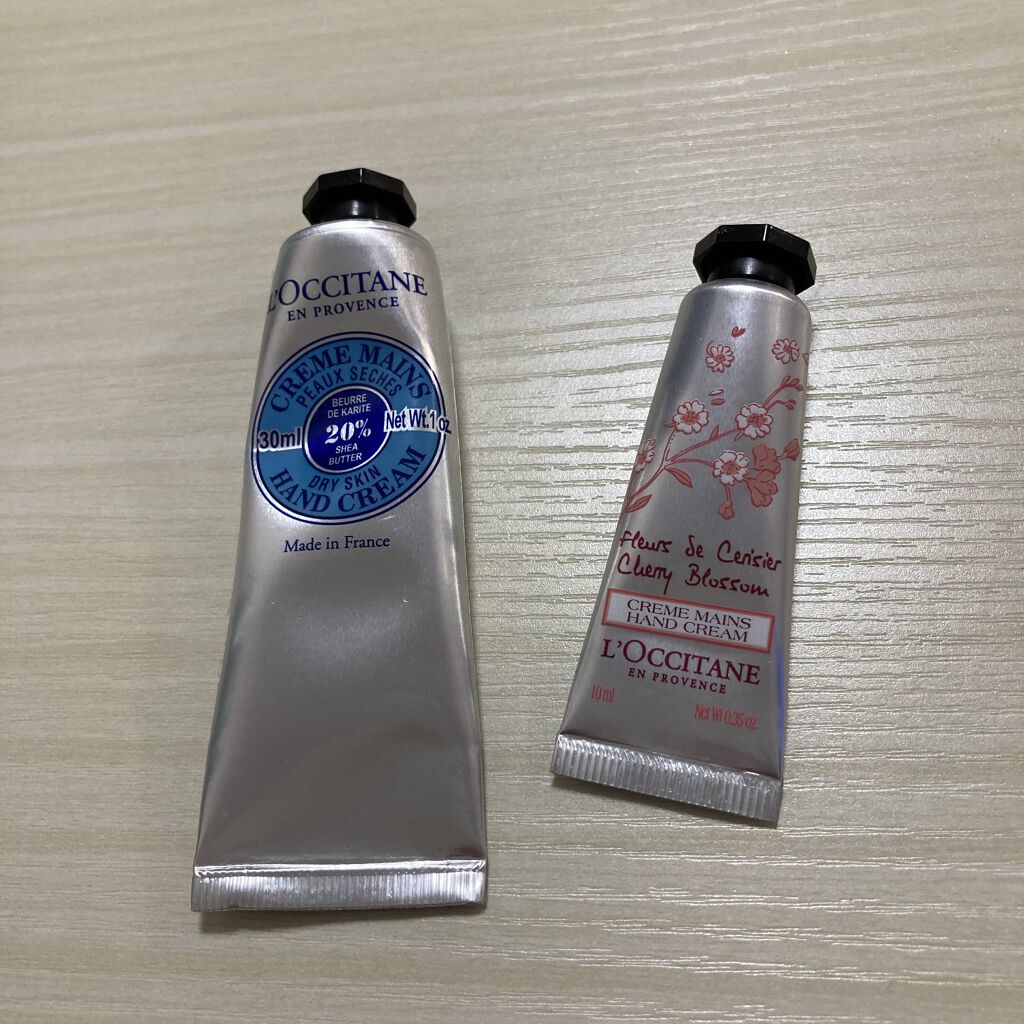 チェリーブロッサム ハンドクリーム/L'OCCITANE/ハンドクリームを使ったクチコミ（1枚目）