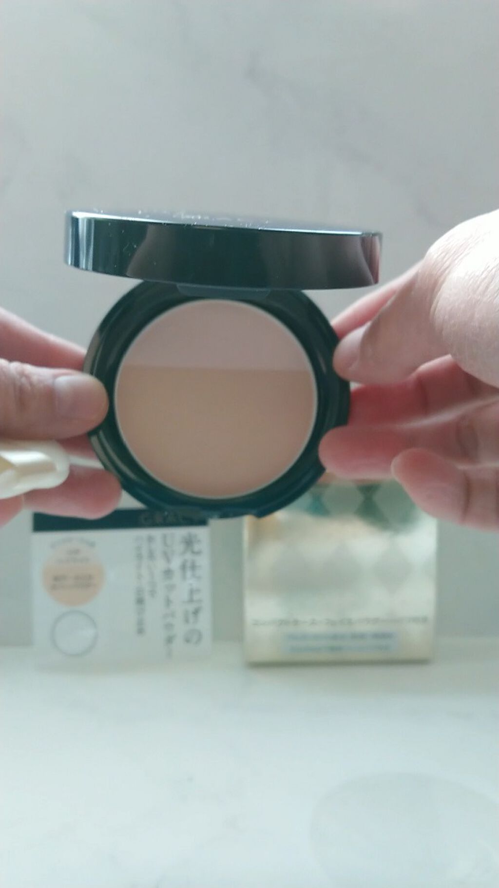 光仕上げパウダーUV/グレイシィ/プレストパウダーを使ったクチコミ(2枚目)