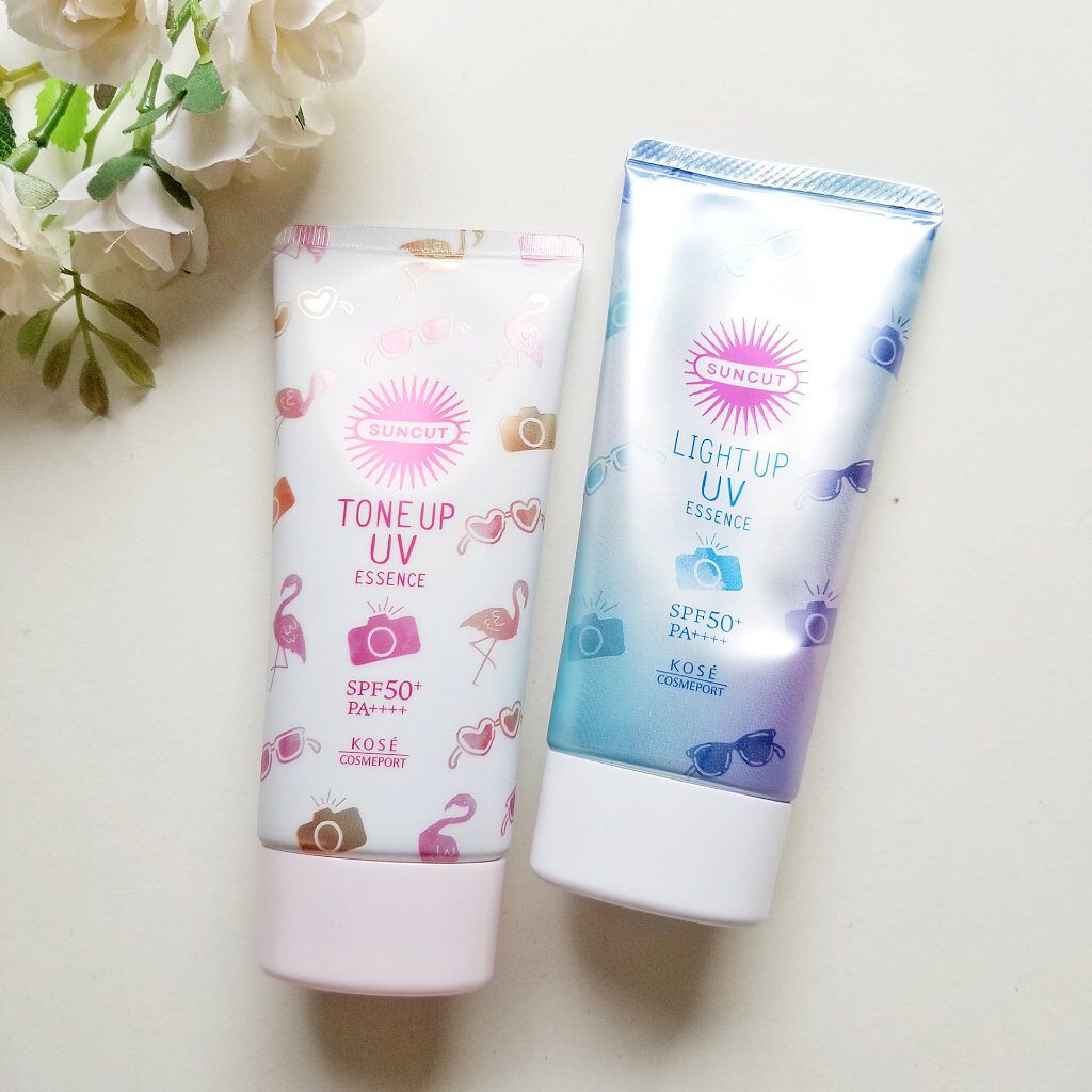 トーンアップUV エッセンス/サンカット®/日焼け止めローションを使ったクチコミ（1枚目）